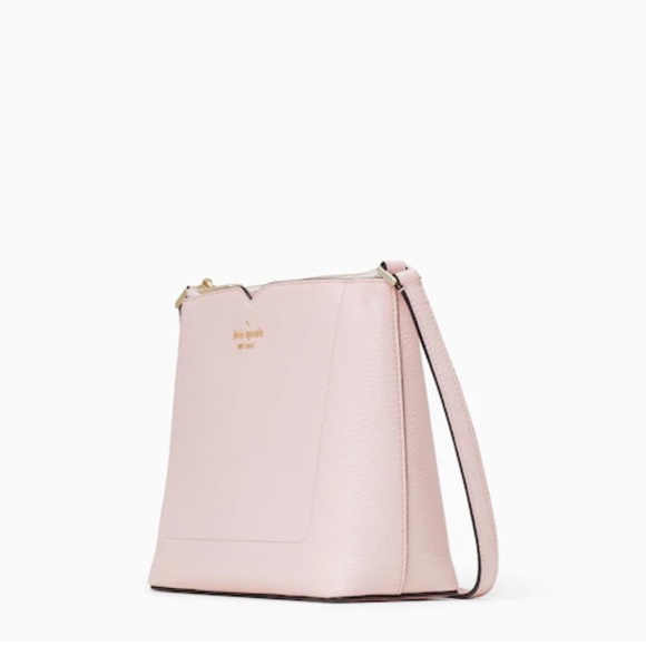Kate Spade Harlow Crossbody, Leather, PINK, Medium, NWT $279 msrp,chalk pink - Picture 3 of 6
